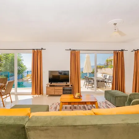 4 Person, Duplex With A Private Pool In Antalya, - Awz 134 カシュ